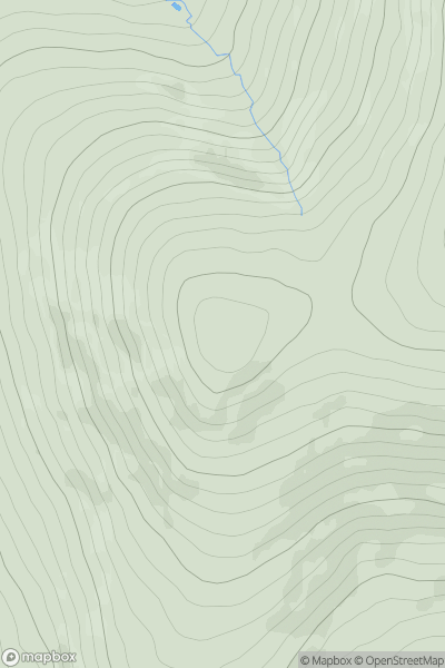 Thumbnail image for Seefin (Sui Finn) [Wicklow Hills N] showing contour plot for surrounding peak